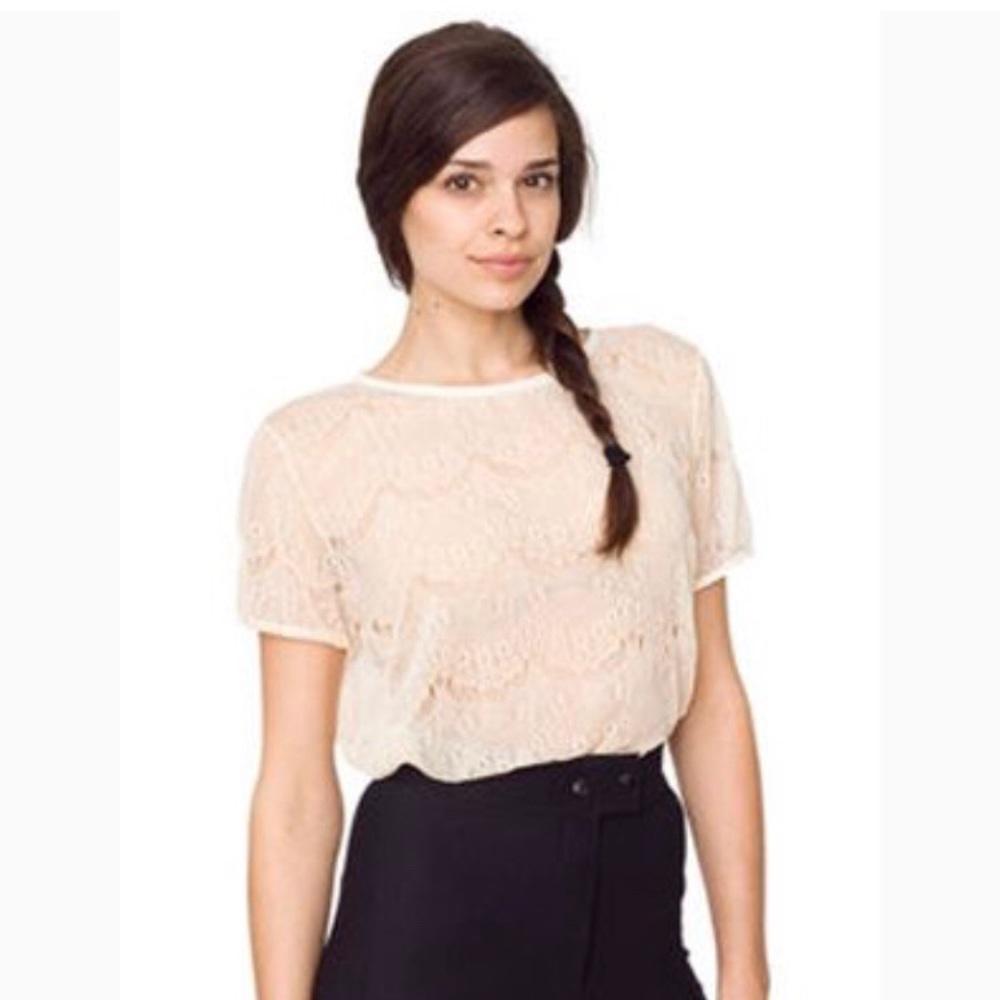 American Apparel El Salvador Lace Tee